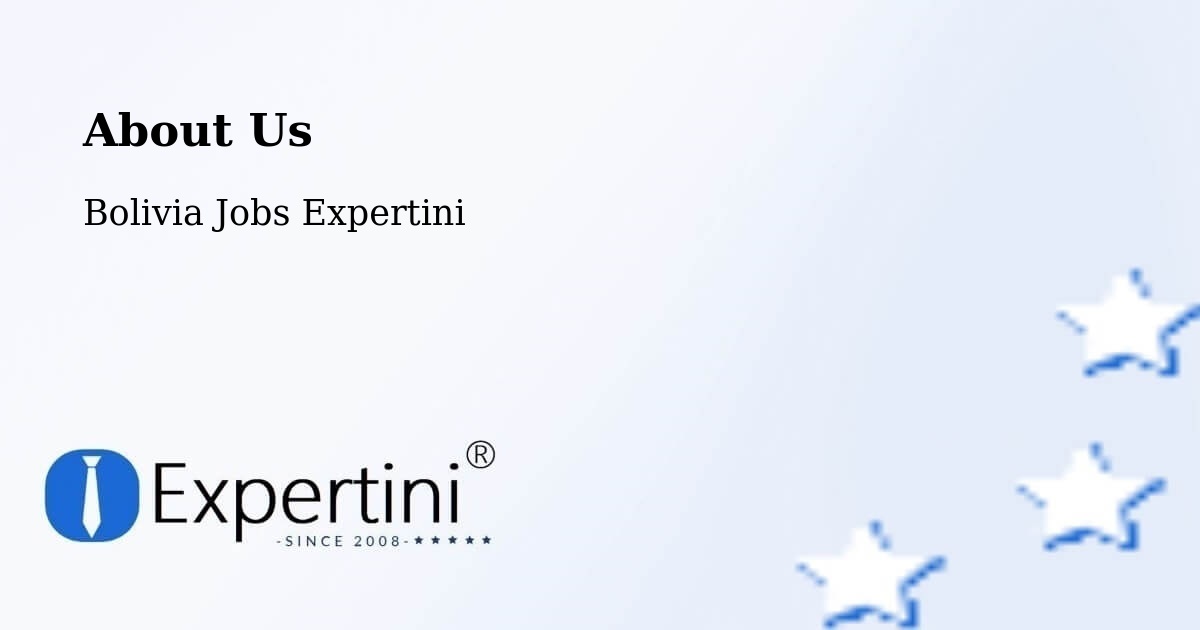 About Expertini Recruitment Platform  – Roboré - Roboré, Bolivia Jobs Expertini