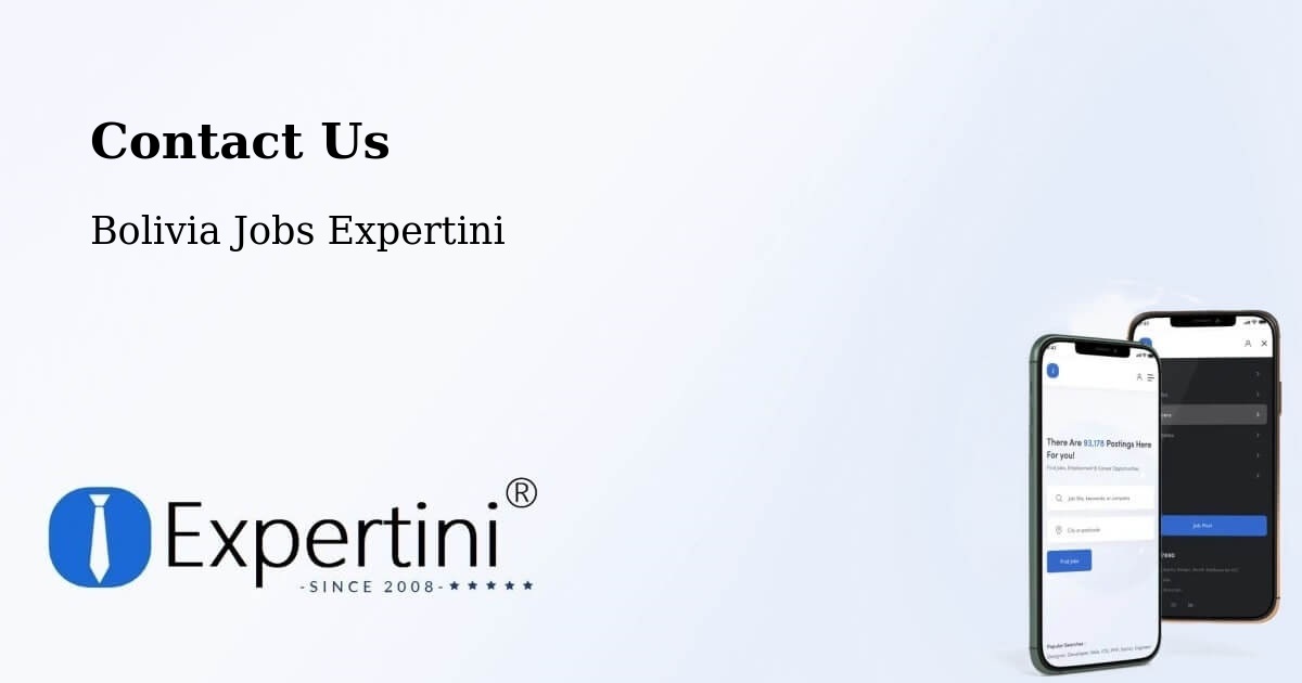 Contact Expertini – Roboré - Bolivia Jobs Expertini