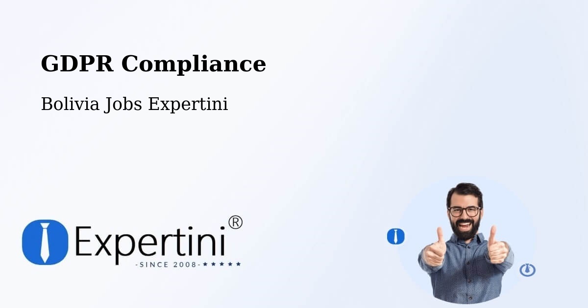 EU GDPR Compliance Statement – Roboré - Bolivia Jobs Expertini