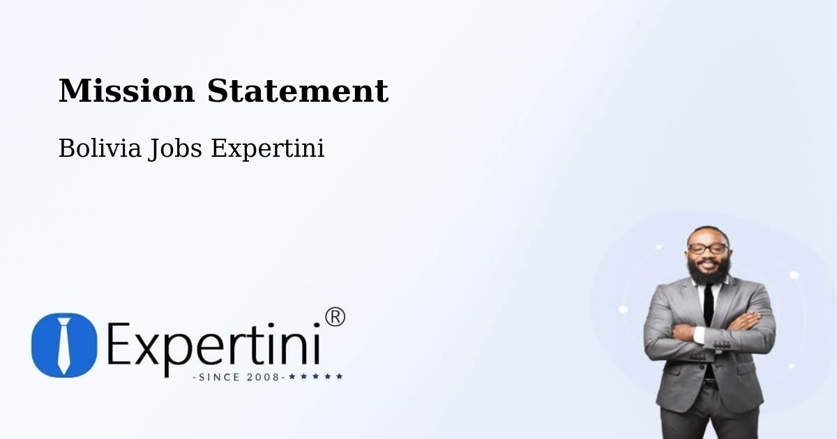 Corporate Mission – Roboré - Bolivia Jobs Expertini
