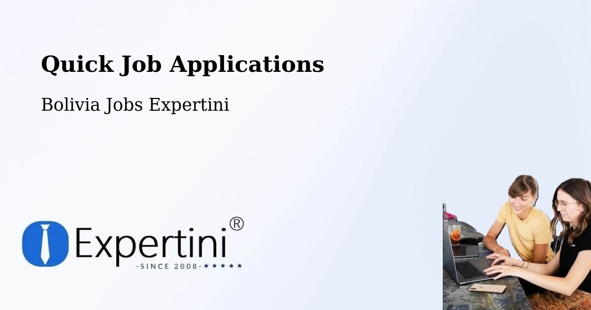 Quick Apply Feature – Roboré - Bolivia Jobs Expertini