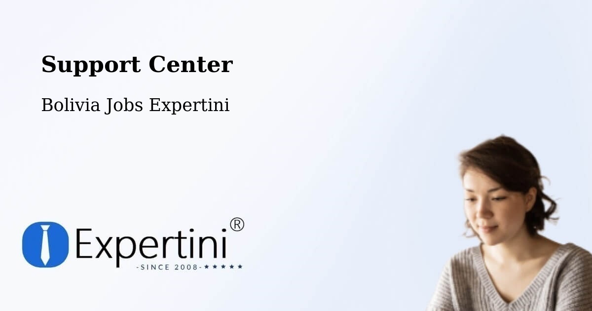 Support Services – Roboré - Bolivia Jobs Expertini