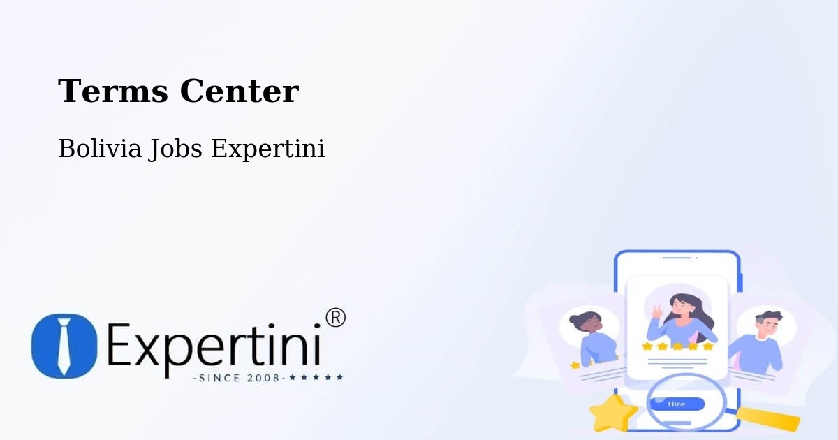 Terms of Service – Roboré - Bolivia Jobs Expertini